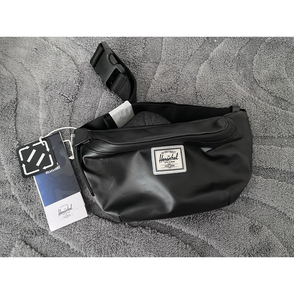 New Herschel Black Hiking Waist Pack  Polyester